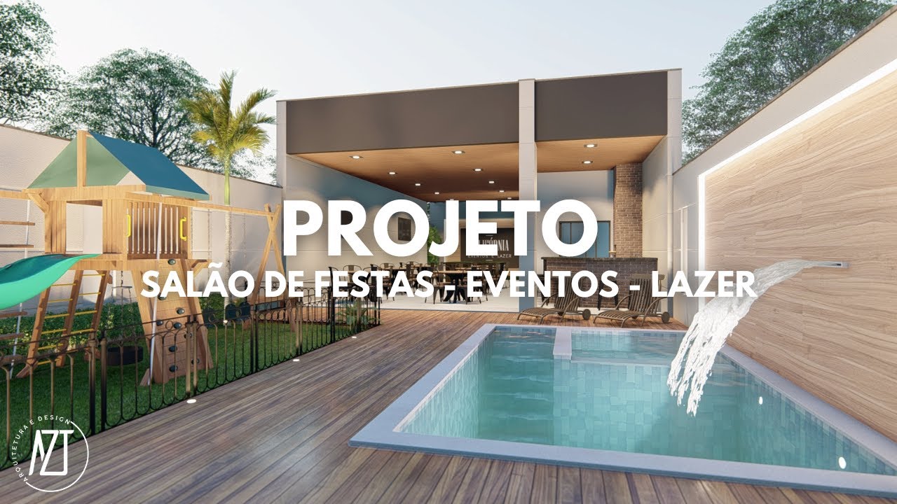 PROJETO SALÃO DE FESTAS | EVENTOS | LAZER [2024] [038] - YouTube