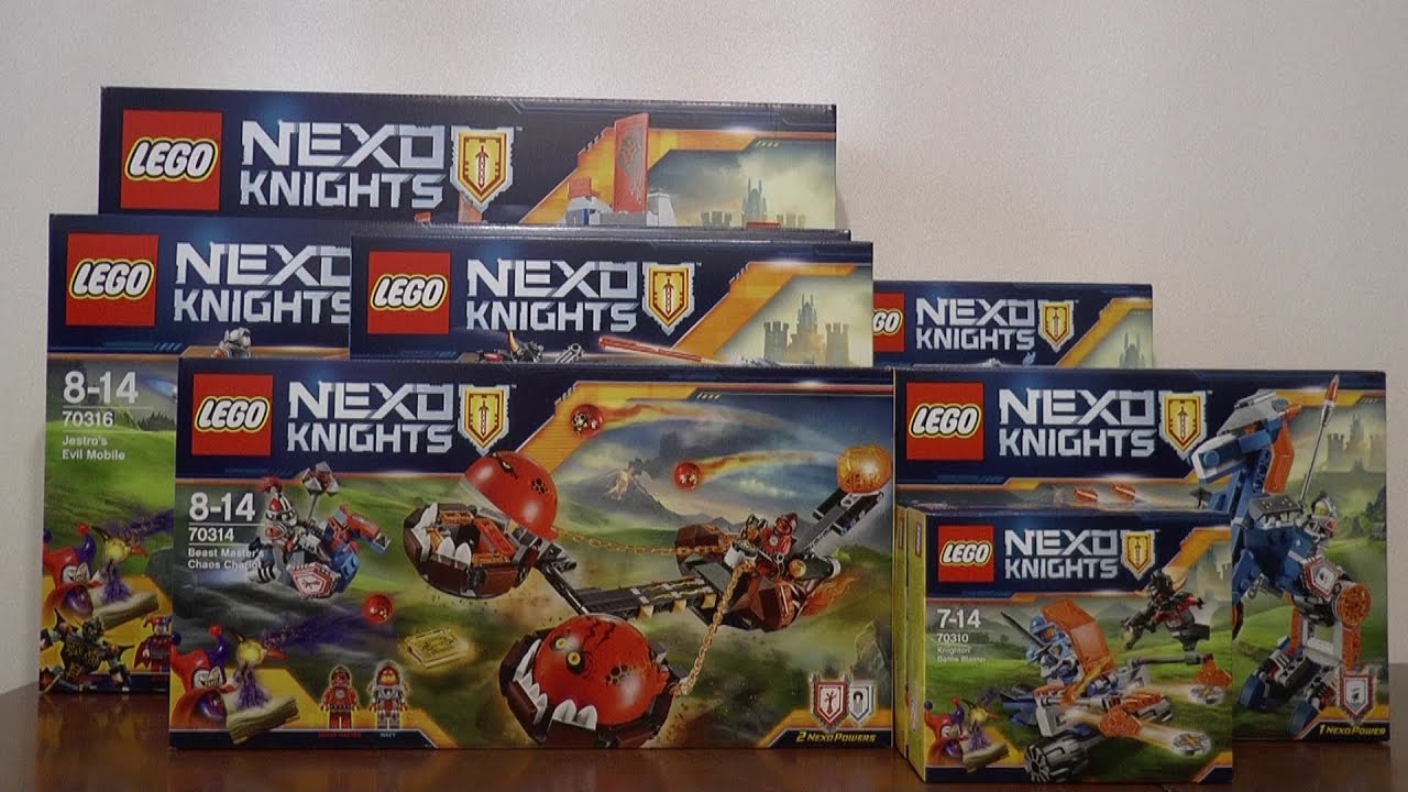 Lego® Nexo Knights™ Buch des Chaos 70313 Moltors Lava Werfer Jestro Lance Neu 02