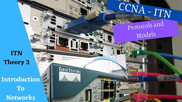 Cisco Netacad Introduction to Networks course -  Module 3 - Protocols and Models
