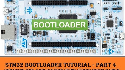 STM32F7 (Cortex M7) Bootloader Tutorial Part 4 - Updating the Firmware using the STM32 Bootloader