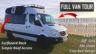 Van Tour: OffGrid MWB Sprinter Van Self Build