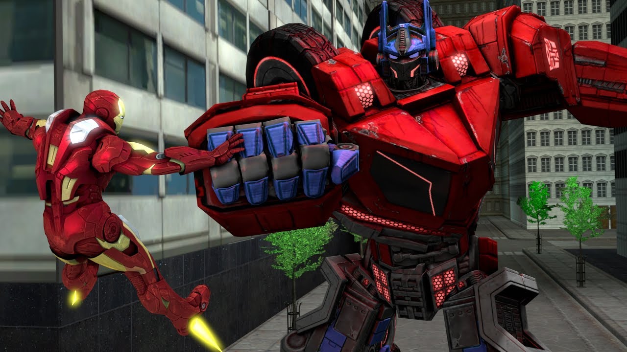 Ironman vs Optimus Prime The Fight [CANCELLED] YouTube