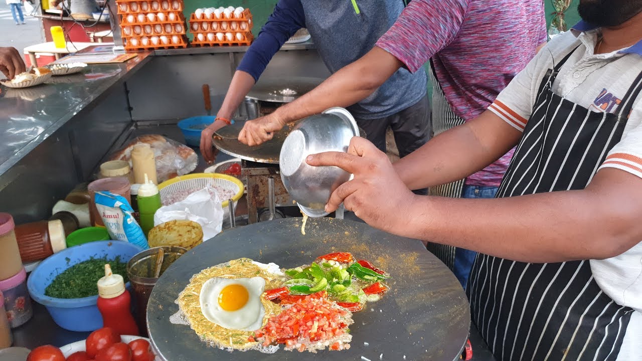 Omelette Shimla Curry ||  World Cup Special Egg Dish Recipe || Picsart App || Street Food India | Tasty Street Food