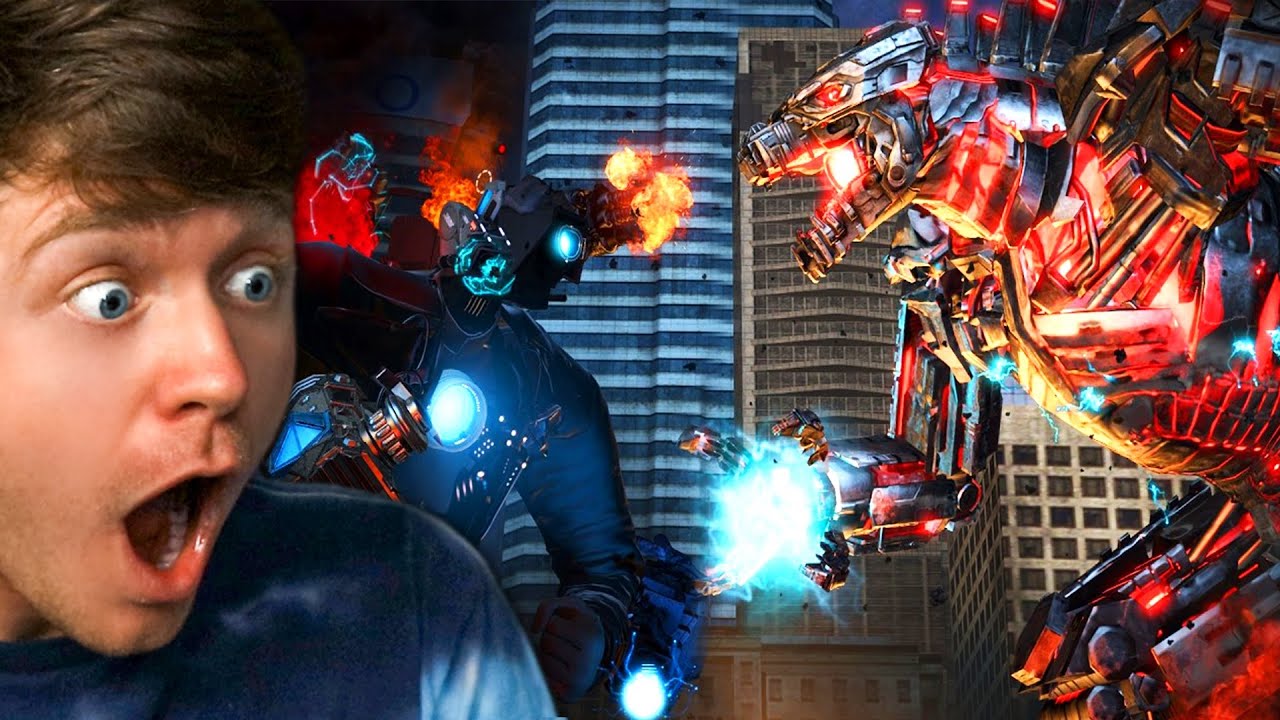 Reacting to MECHAGODZILLA vs TITAN CAMERAMAN!