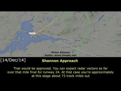 [REAL ATC] Air France B747 SMOKE WARNING diverts to Shannon