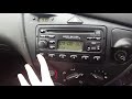 Locked ford focus cd player