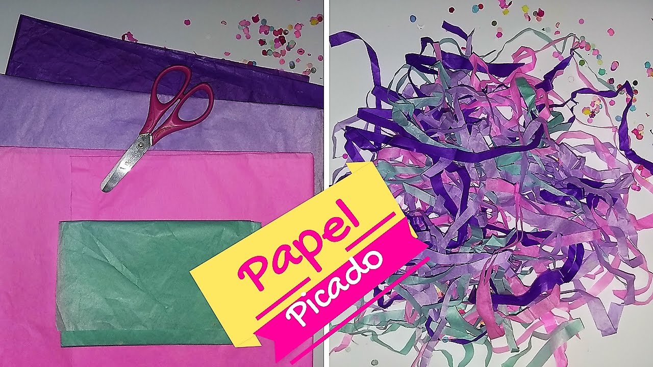 papel cortado para regalo