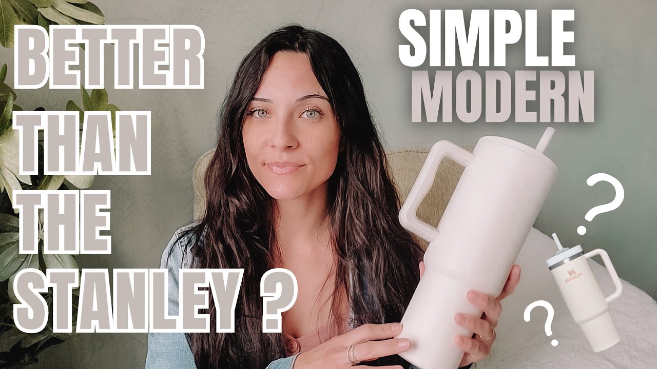 SIMPLE MODERN 40 OZ TUMBLER REVIEW  BETTER THAN THE STANLEY WATER BOTTLE?  