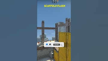 Scaffold Flash On Vertigo csgo #shorts