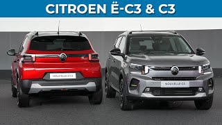 2024 Citroën C3 vs Citroën ëC3 comparison  Walkaround 4K