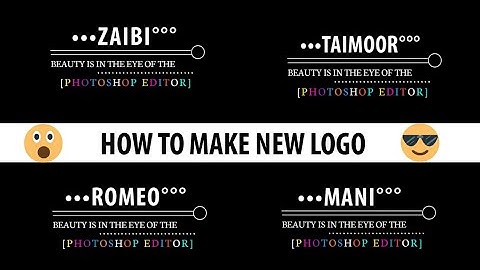 How to Make New Hd Logo || Pixellab Logo Making Toturial 2020 || By Shobi Editx