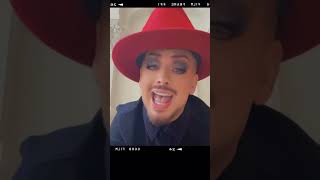 Boy George - Dirty Little Limited Company (rough footage clip)