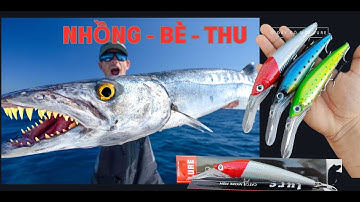 Mồi Giả Câu Cá Nhồng, Câu Cá Thu | Mồi Lure Ghềnh Biển Dắt Ghe Hiệu Quả | Đồ Câu Cá T3 |