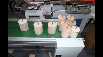 Operation video of wood drilling and tapping machine