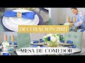 DECORACION 2021/IDEAS PARA DECORAR TU MESA DE COMEDOR /DECORACIONES PARA LA CASA