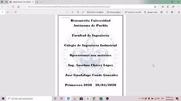 Tutorial Operaciones con Matrices en Excel y Gráficación de sistemas de ecuaciones de 3x3