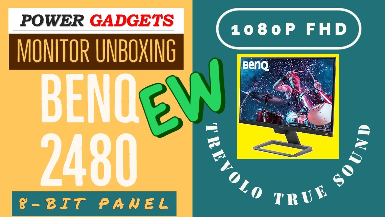 Benq EW2480 Full HD Monitor Unboxing 