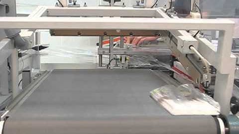Clamco 6700 Automatic L-Sealer - Printed Material with Closing Conveyor