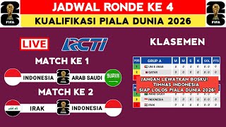 IT'S STARTED! 2026 World Cup Qualifying Round 4 Schedule - Indonesia vs. Saudi Arabia - World Cup...