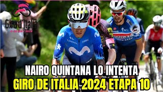 GIR0 DE ITALIA 2024/NAIRO QUINTANA PROMETE PELEAR POR UNA ETAPA