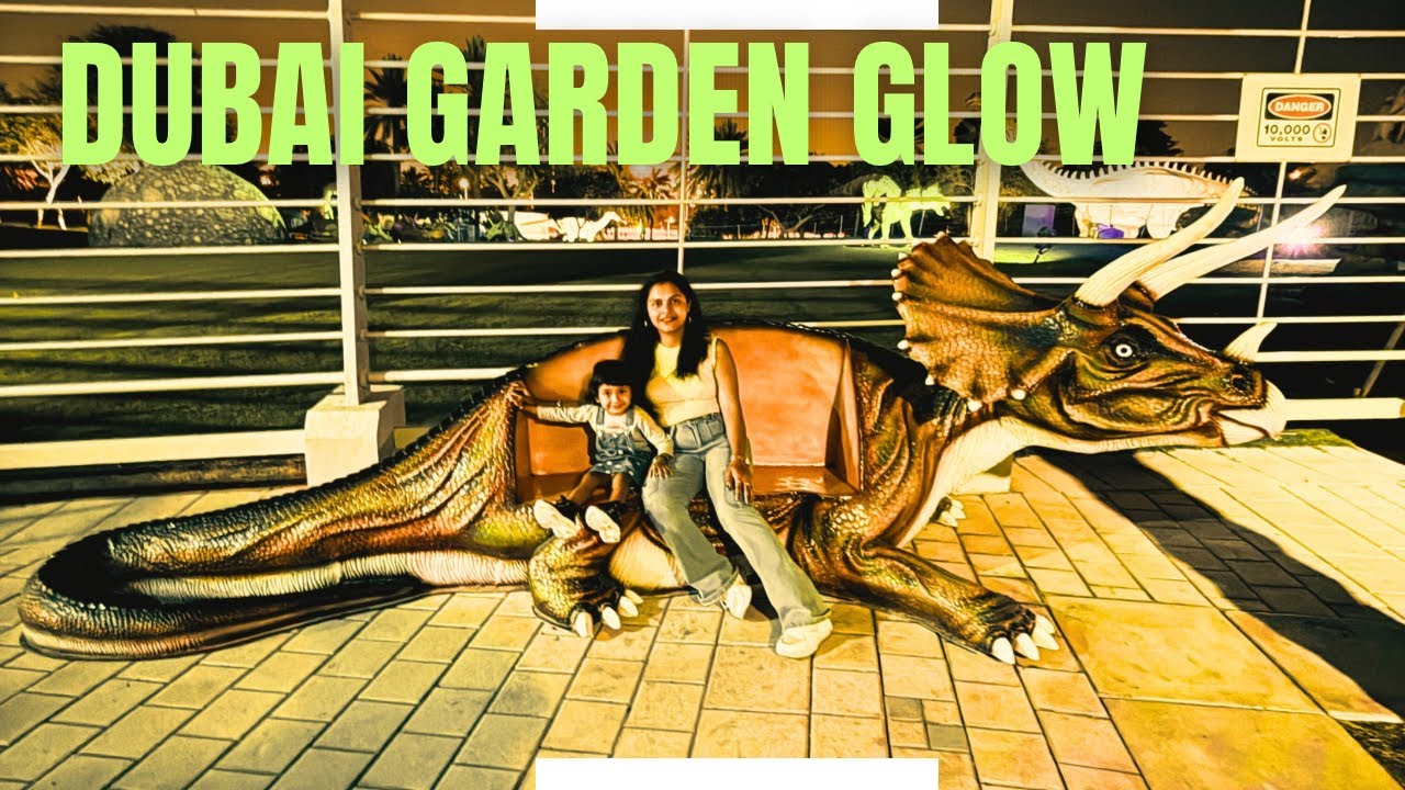 Dubai garden glow | Dinosaur park | Magic park Dubai #zabeelpark #dubaigardenglow #dinosaurpark 