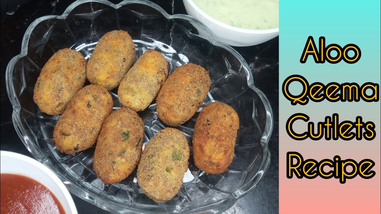 Aloo Qeema Cutlets Recipe||Potato With Minced Meat Cutlets||Aloo Keema Kabab||Crispy Cutlets