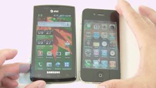 Samsung Captivate vs. Apple iPhone 4