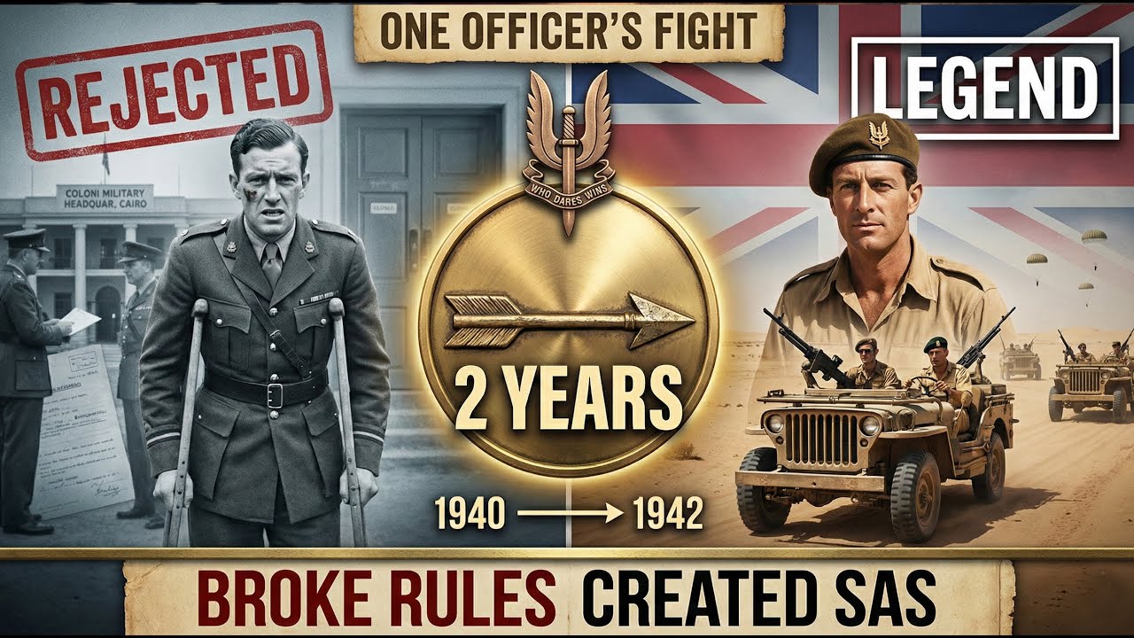 British Army Mocked Him as Insane — David Stirling Fought 2 Years, Then Created the SAS 😱