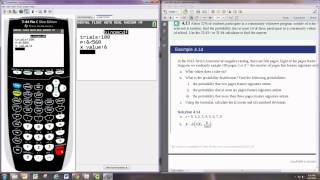 Binomial Probabilities TI-84