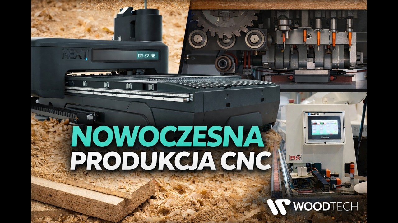 Tak wygląda nowoczesna produkcja CNC | Hala WoodTech-CNC od środka