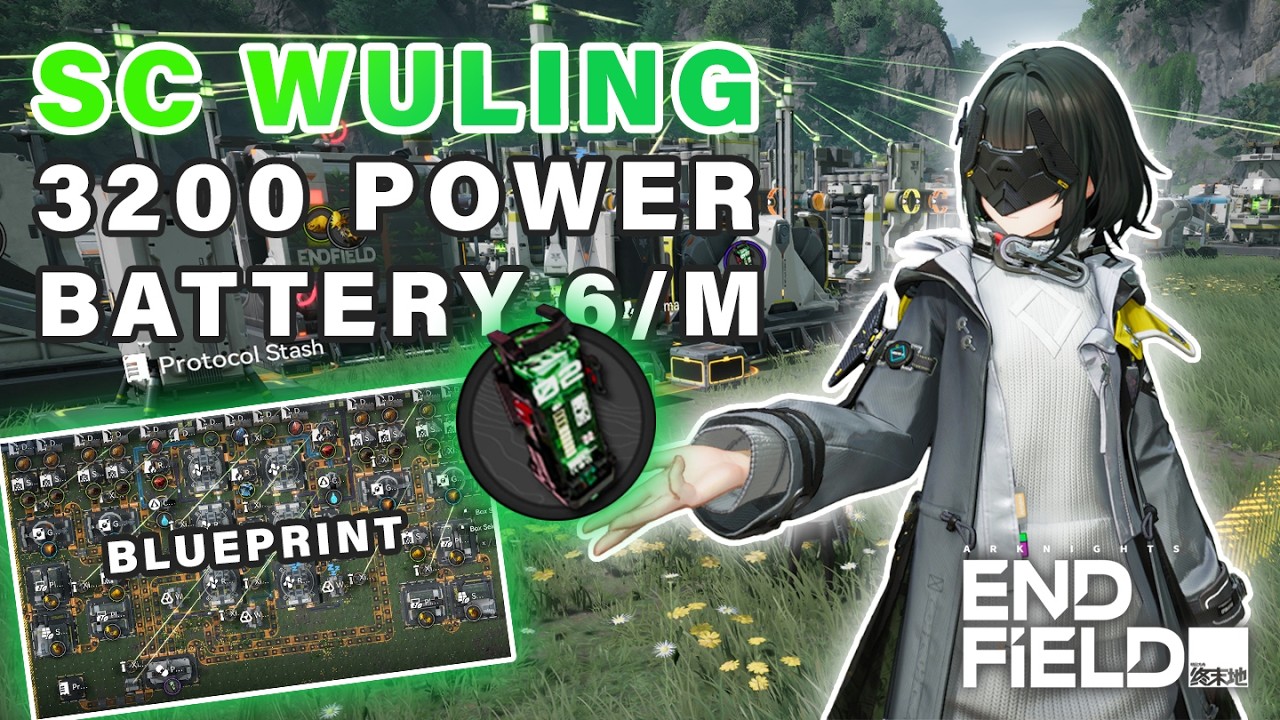 How to make NEW SC Wuling Battery (3200 Power) 6 Per Minute | Blueprint ...