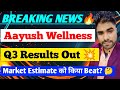 Aayush Wellness Q3 results 2025 | Ayush Wellness result today🔥Ayush Wellness share latest news today