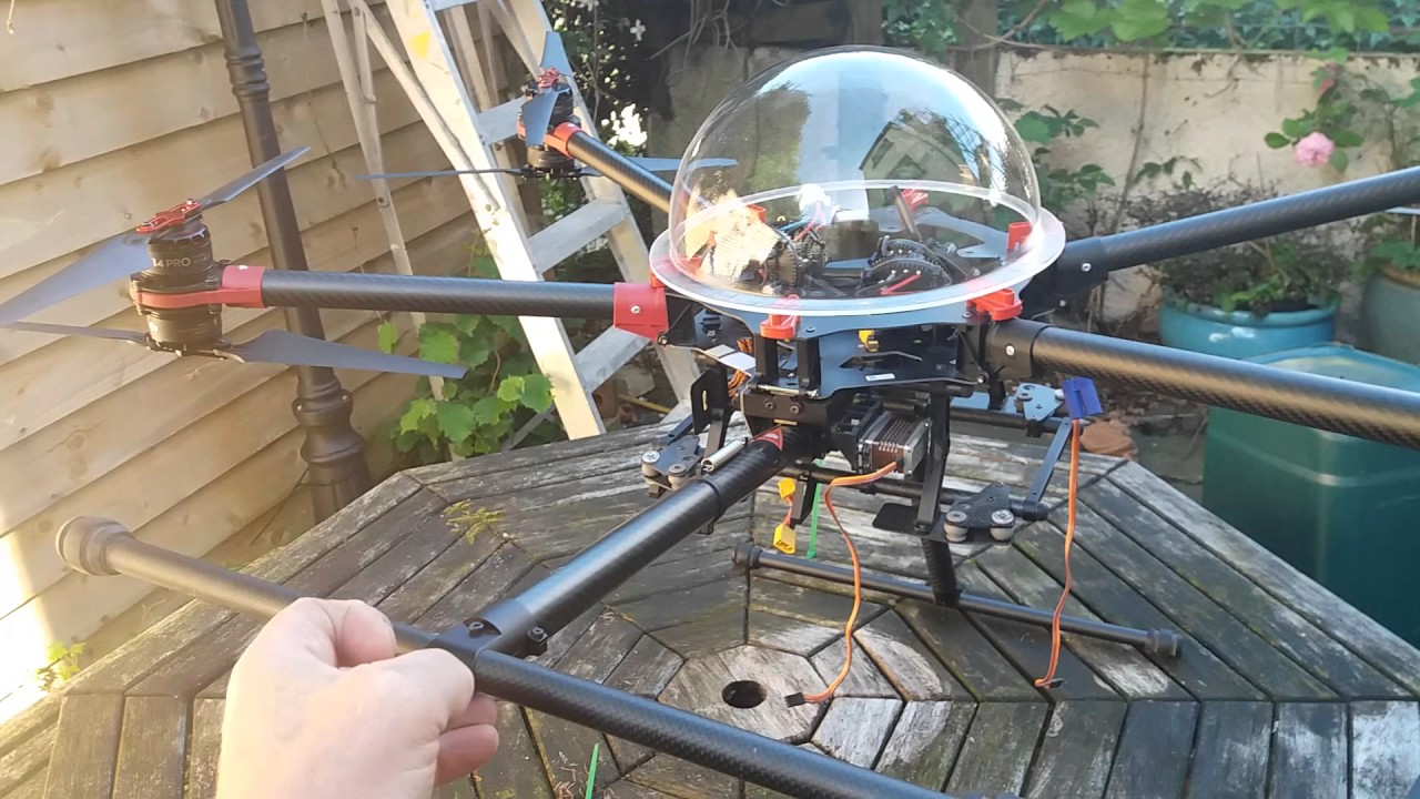 dji s900 octocopter x conversion test build laid out YouTube