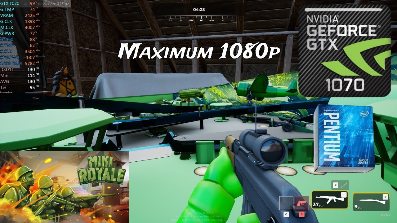 Mini Royale : GTX 1070 | Maximum 1080p