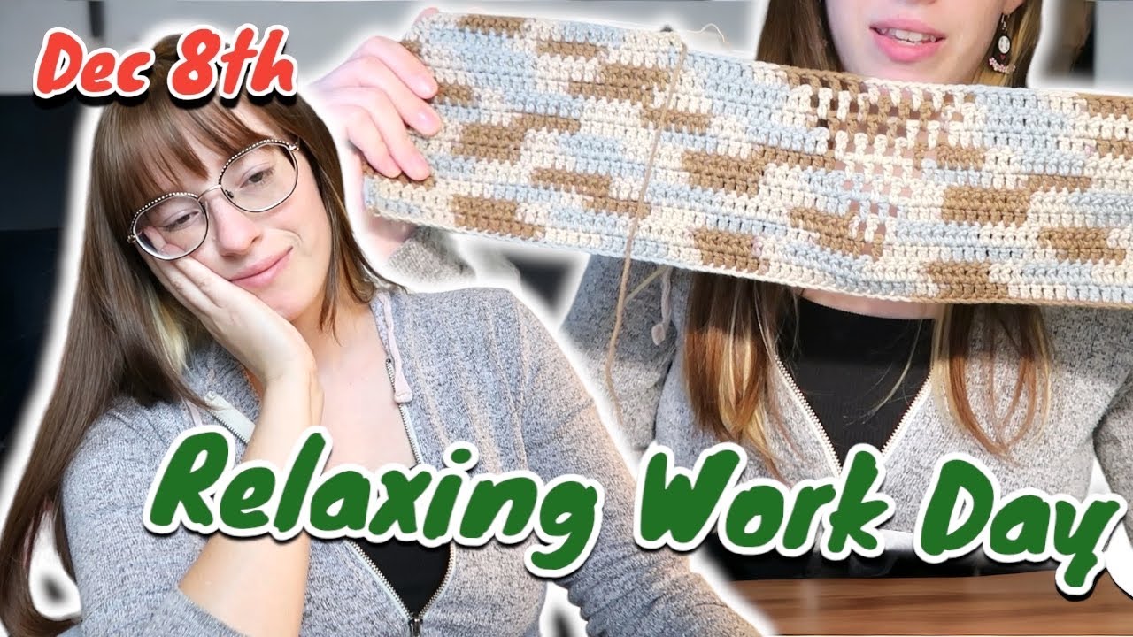 Working Hard or Hardly Working | Crochet Christmas Vlog | PassioKnit ...