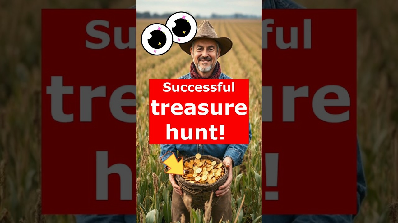 🚨Successful treasure hunt - 🚜Farmer hits the jackpot💰💵 