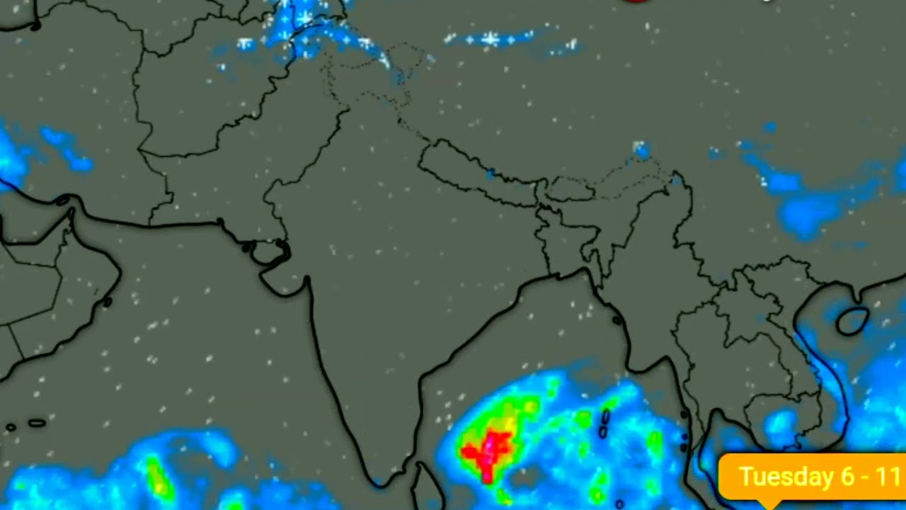 अगले 5 दिनों के लिए संपूर्ण भारत का मौसम पूर्वानुमान (  2 Dec To 6 Dec )