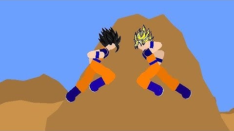 Goku vs Gohan fight remake (stick nodes)