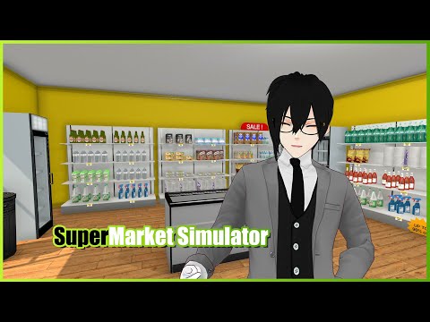 ►Vtuber Awen◄『supermarket simulator』一日店長!