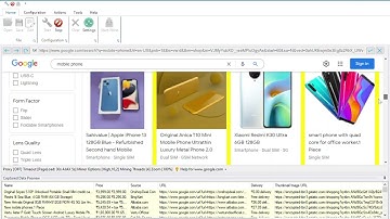Scraping Google Shopping Product Data using WebHarvy