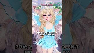 POV: YOU DON'T NEED THE VIP ANGEL WINGS🪽#dresstoimpress #dti #roblox #shorts