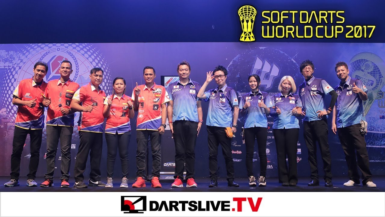 【PHILIPPINES VS JAPAN】 SOFT DARTS WORLD CUP 2017 -FINAL MATCH-