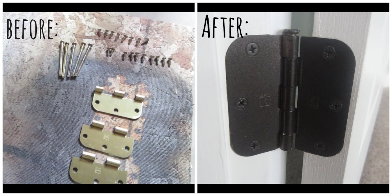 Paint And Reuse Old Cabinet Hinges More To Mrs E