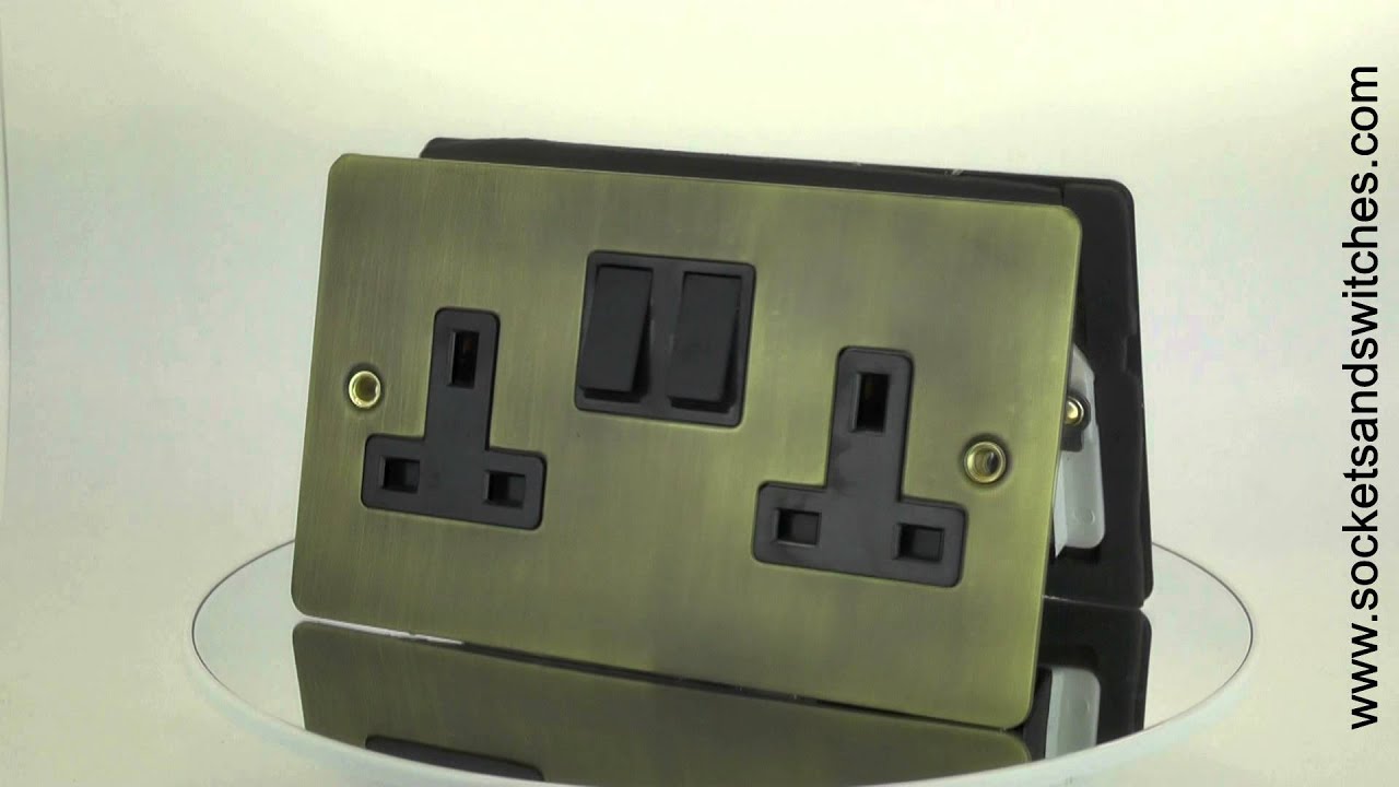 Antique Select Antique Brass Sockets and Switches