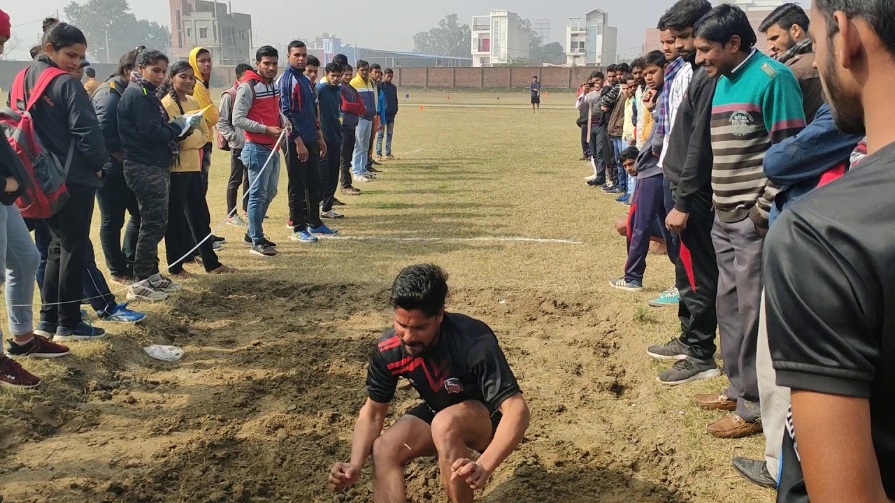 LONG JUMP Model Public Education College YouTube
