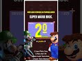 Os 5 jogos do MARIO mais VENDIDOS da história! 🍄🔥 #nostalgia #retrogaming #curiosidades