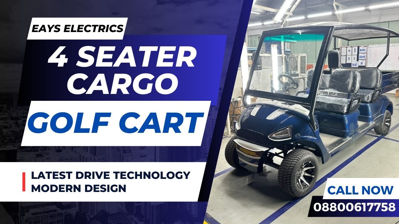 4 seater plus cargo GOLF CARTS in INDIA || Electric buggy in India || EAYS ELECTRICS