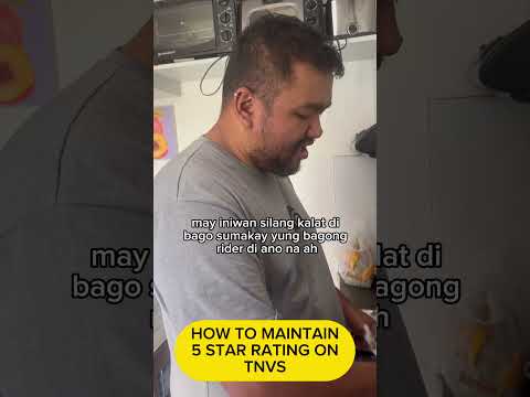How to Maintain 5 Star Rating on TNVS