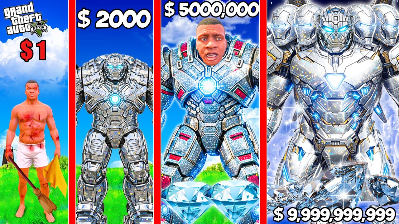 $1 DIAMOND HULKBUSTER FAMILY to $1,000,000,000 DIAMOND HULKBUSTER FAMILY in GTA 5