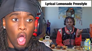 Celebrity Kai Cenat reacts to IShowSpeed Lyrical Lemonade's Lunch Break Freestyle Net Worth